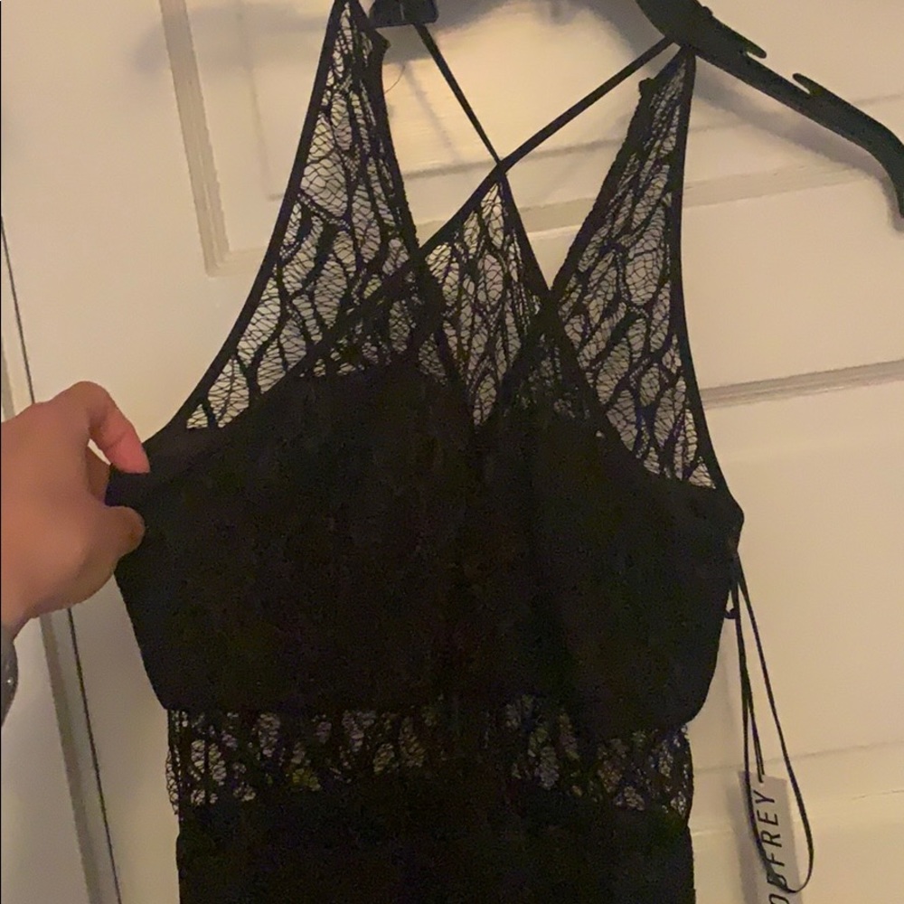 Black long dress